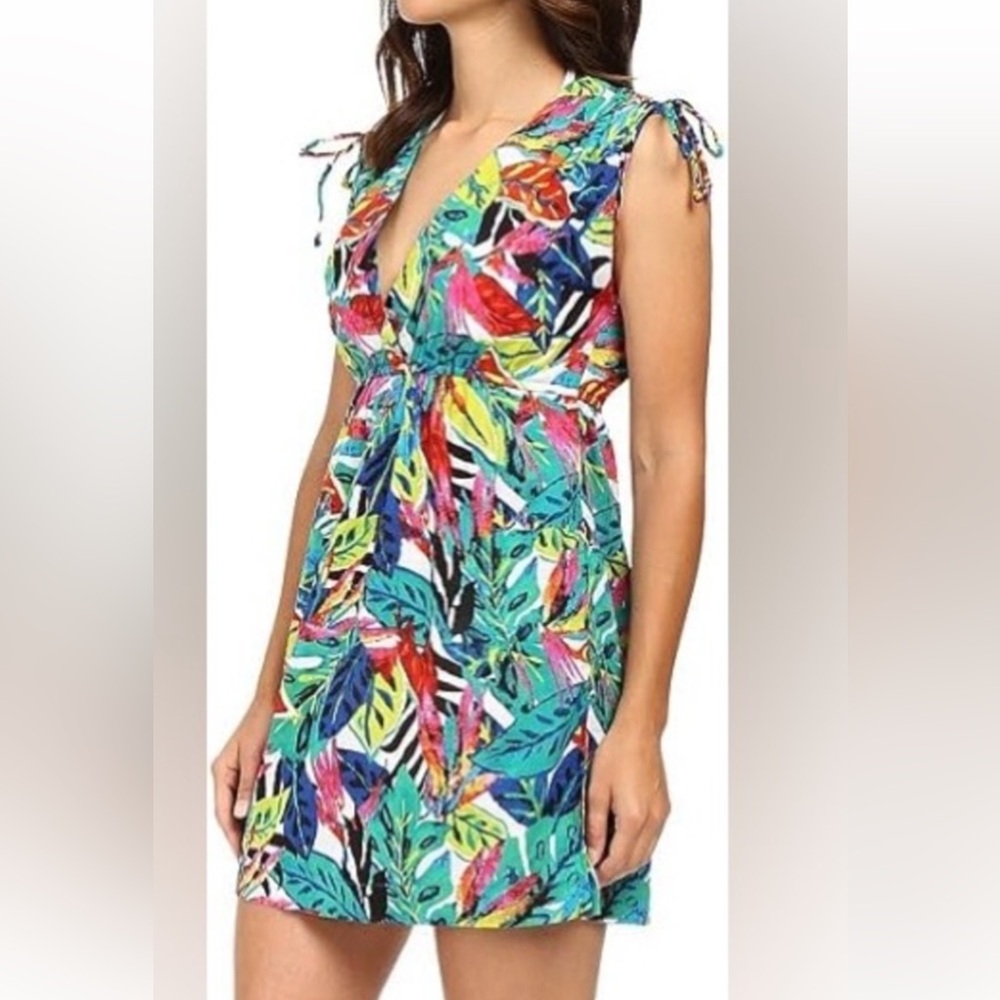 Lauren Ralph Lauren Paisley Colorful Tropical Cover Up. Used condition. Size S